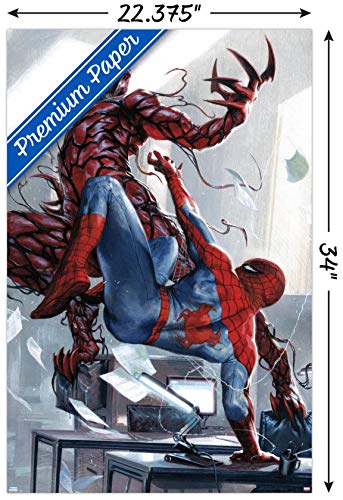 Trends International Marvel Comics - Carnage - Battle with Spider-Man Wall Poster, 22.375" x 34", Premium Unframed Version