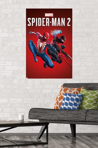 Trends International Marvel's Spider-Man 2 - Key Art Wall Poster, 22.37" x 34.00", Premium Unframed Version