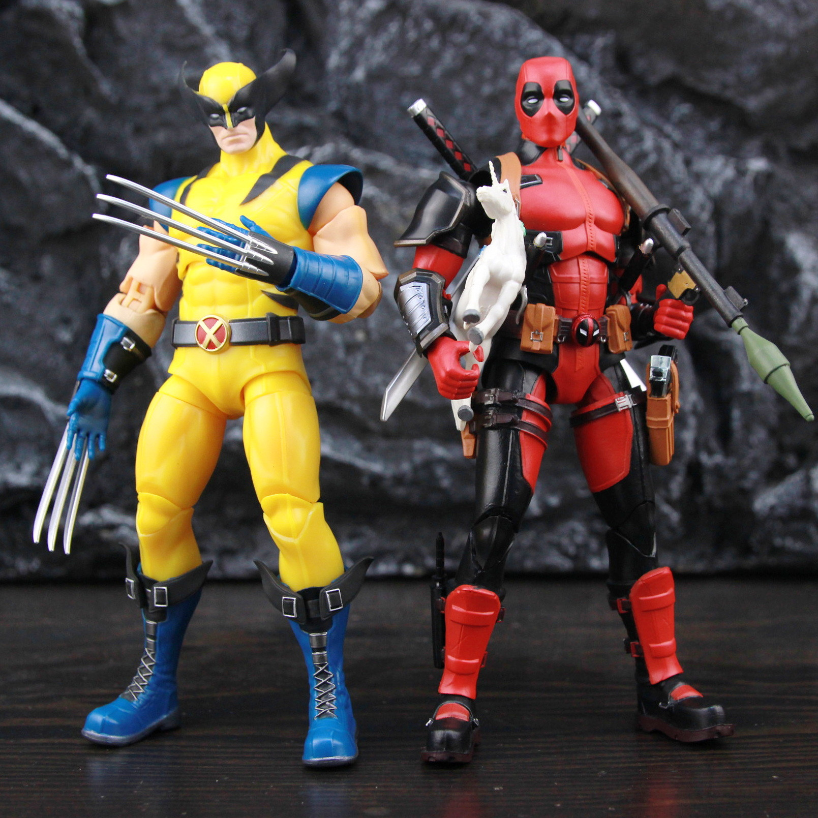 ZD Toys Marvel Gamer Verse Infinite  X-MEN Wolverine Deadpool 8" 1/10 Action Figure Avengers James Howlett Logan Legends Doll