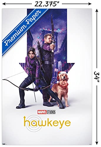 Trends International Marvel Hawkeye - Arrow One Sheet Wall Poster, 22.375" x 34", Premium Unframed Version