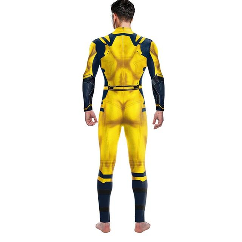 Superhero Wolverine Deadpool Cosplay Jumpsuit 3D Wilson Cosplay Costume Men Halloween Zenti James Howlett Party Bodysuit