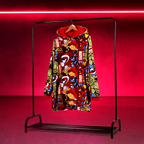 MARVEL Gifts for Adults & Teens, Soft & Comfortable Blanket Hoodie for Men and Women, Trendy Wearable Blanket for Avengers Fans, Multi