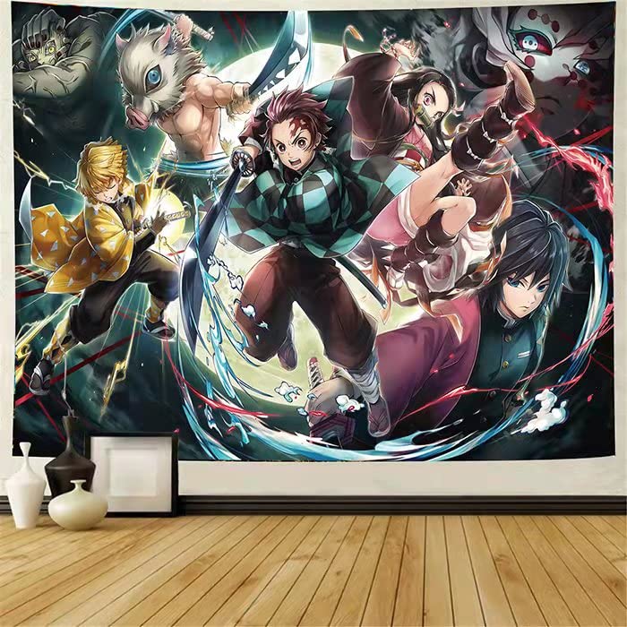Timimo Anime Poster Scroll-Anime Tapestry-Anime Poster Tapestry-Anime Wall Hanging, Can Be Used For Birthday Party Decoration Tapestry 60x80 Inch...