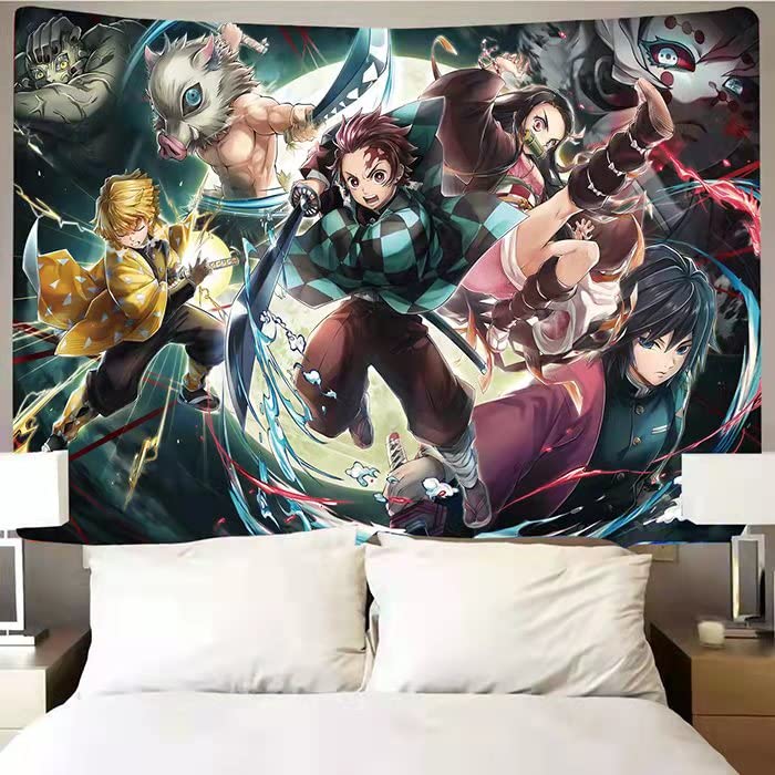 Timimo Anime Poster Scroll-Anime Tapestry-Anime Poster Tapestry-Anime Wall Hanging, Can Be Used For Birthday Party Decoration Tapestry 60x80 Inch...
