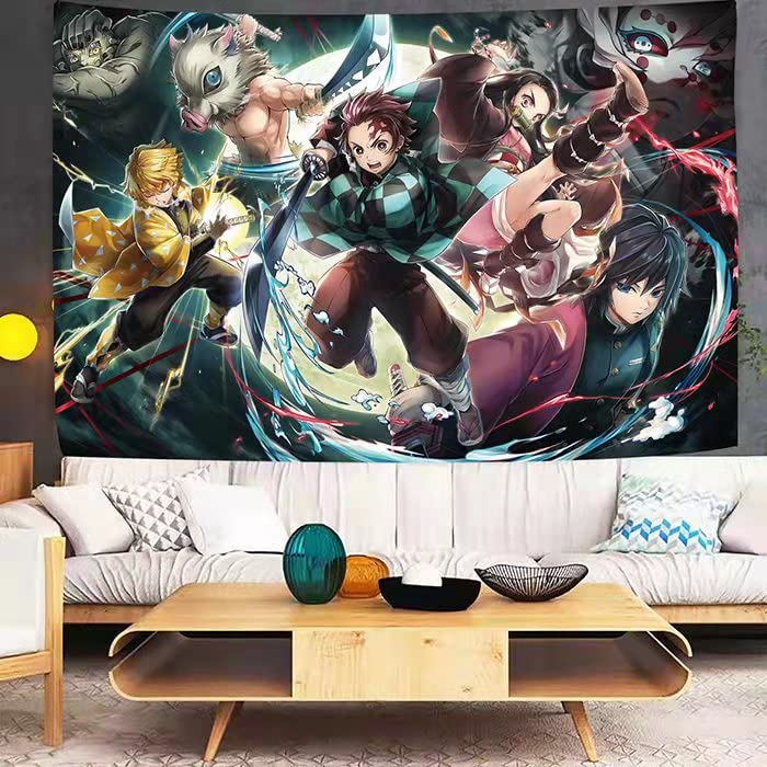Timimo Anime Poster Scroll-Anime Tapestry-Anime Poster Tapestry-Anime Wall Hanging, Can Be Used For Birthday Party Decoration Tapestry 60x80 Inch...