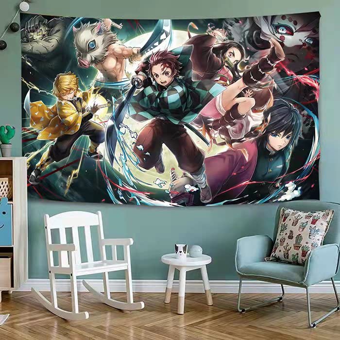 Timimo Anime Poster Scroll-Anime Tapestry-Anime Poster Tapestry-Anime Wall Hanging, Can Be Used For Birthday Party Decoration Tapestry 60x80 Inch...