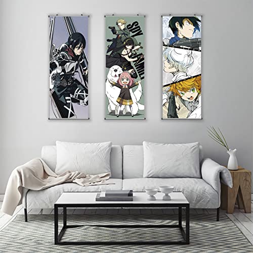 COSPLAY STUDIO Original Creativity Scroll Poster - Fabric Prints 100 cm x 40 cm | Premium and Artistic Anime Theme Gift | Japanese Manga Anya Hanging Wall Art Room Decor