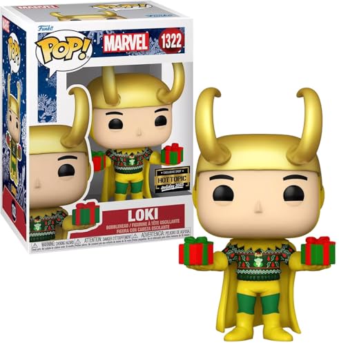 Funko Marvel Loki with Gifts Vinyl Bobble-Head Pop! Exclusive 1322