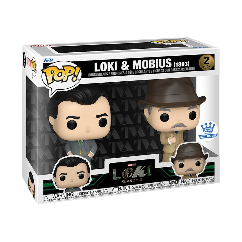 Funko Pop! Marvel: 1893 Loki & Mobius 2-Pack Shop Exclusive