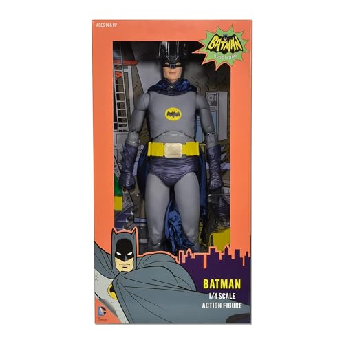 NECA Batman Adam West Action Figure, 1/4 Scale