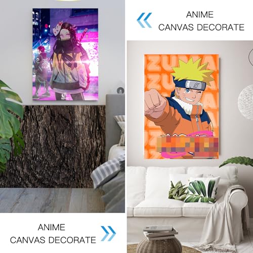 hey50 JJK Anime Poster Jujutsu Canvas Kaisen Wall Art HD Print Gojo Poster for Anime Fans Best Gift 12×16 in