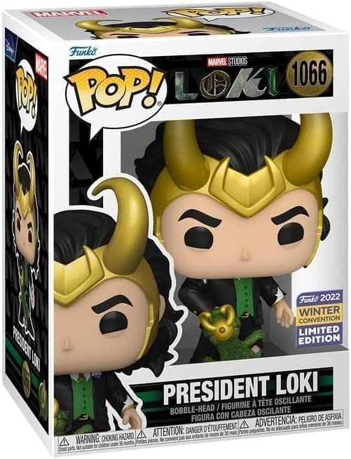 Funko POP! Loki: President Loki 1066 Winter Convention 2022 Exclusive