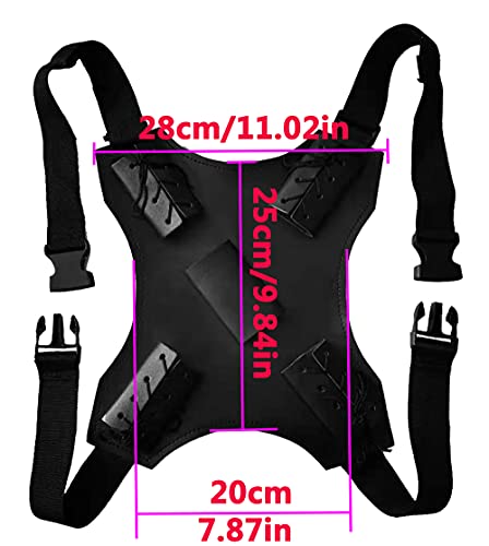 YUNKANGDS Halloween Cos Costume Waist Belt And Strap And Holster 3 Piece Suit