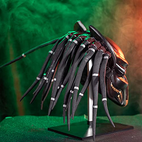 Karc Predator Mask Movie Game 1:1 Helmet Resin Black Relica for Men Halloween Cosplay Costume
