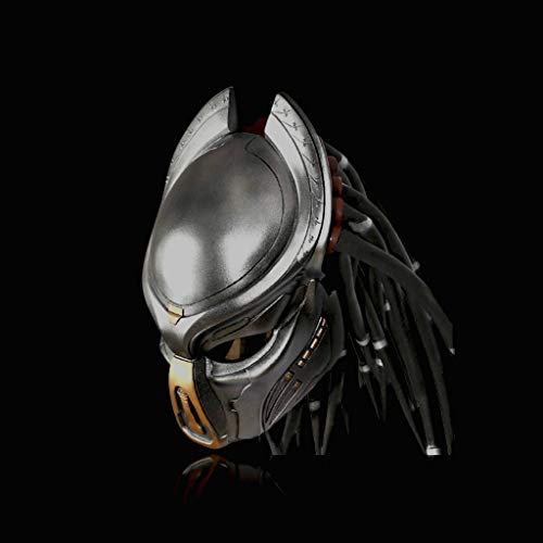 Karc Predator Mask Movie Game 1:1 Helmet Resin Black Relica for Men Halloween Cosplay Costume