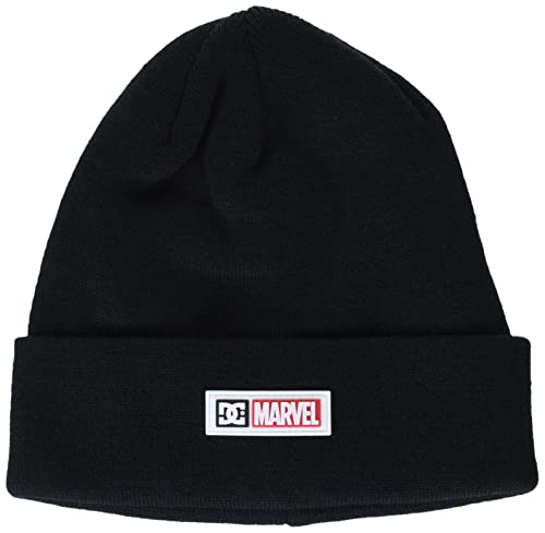 DC Men's Deadpool Marvel Beanie, Black, One Size