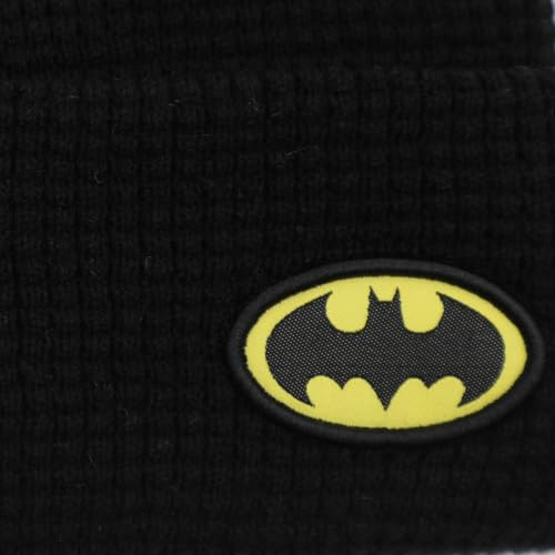DC Comics Joker and Batman 2-Pack Beanies - Officially Licensed, Acrylic Yarn, OSFM Multicolored