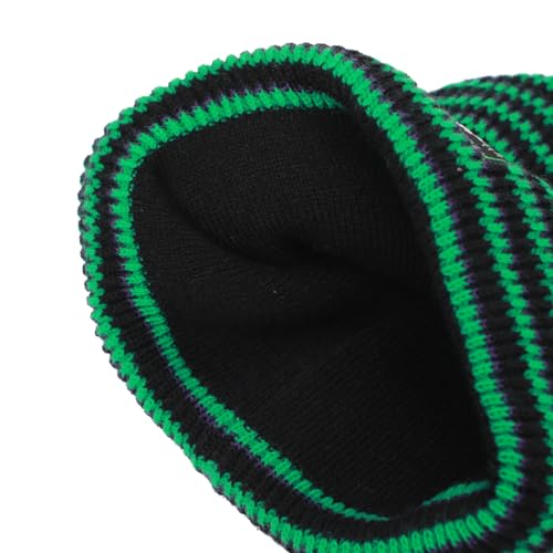 DC Comics Joker and Batman 2-Pack Beanies - Officially Licensed, Acrylic Yarn, OSFM Multicolored