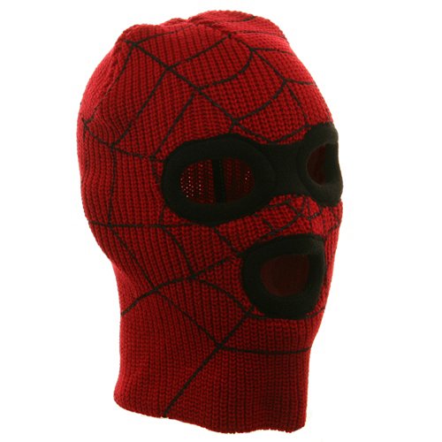 Super Hero Spiderman Ski Mask-Red W20S13D (One Size, Red)