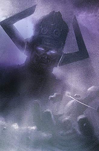 Galactus Metal Poster Marvel Spray Paint Art