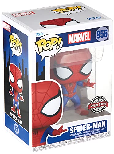 Funko Pop! Marvel: Animated Spiderman- Spiderman (Exc), Action Figure - 58871