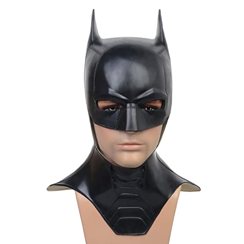 HugOutdoor Halloween Cosplay Man Cool Mask Movie Knight Superhero Costume Accessories Latex Masks Adult Size