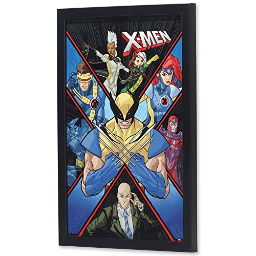 Framed X-Men Wall Art Featuring Iconic Heroes