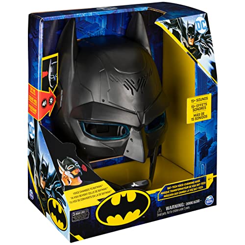 DC Comics Batman Bat-Tech Voice-Changing Mask with Over 15 Sounds, for Kids Aged 4 and up