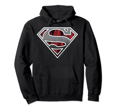 Superman Skyline Chest Logo Hoodie - DC Comics