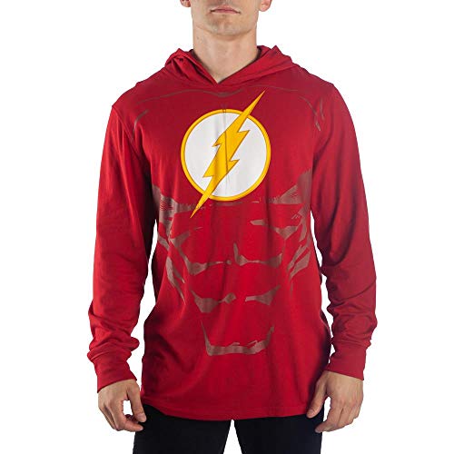 Flash Hoodie DC Comics Cosplay - X-Large Red