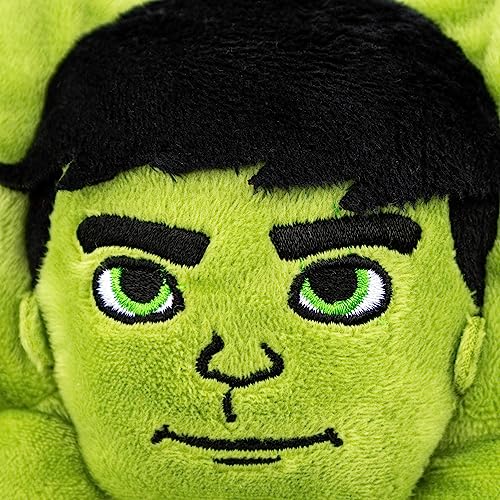 Jay Franco Marvel Spidey & His Amazing Friends Hulk 3D Snuggle Plush Pillow - Super Soft Green Avengers Pillow - Measures 15 Inches