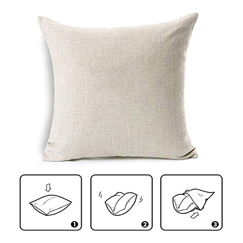 Qinqingo Super Hero Quote Pillow Covers Set of 4 Pow/Bam/Splash/Zap with Exclamation Pattern Art Comic Design Decorative Throw Pillow Covers Cushion Case for Sofa Couch (Comic, 18" x 18")