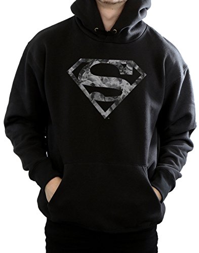Superman Logo Hoodie XL Black - DC Comics