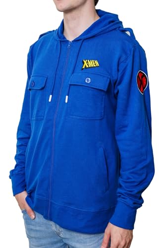 Jim Lee Wolverine Hoodie Jacket (XL, Marvel X-Men)