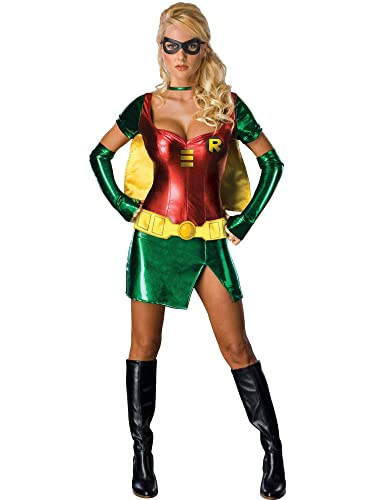 Rubie's Women's Secret Wishes DC Comics Flirty Robin Costume, Multicolor, X-Small