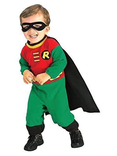 Rubie's baby boys Teen Titans Robin Romper Infant and Toddler Costumes, Green, Infant US