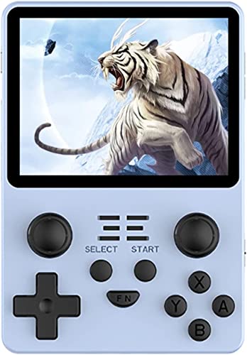 Powkiddy RGB20S Handheld Arcade Game Console, 3.5 Inch Retro Video Game Console with 128G Card & 25000 Games, Open Source Game Player, Gift for Children