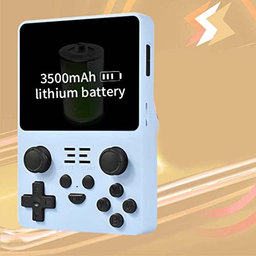 Powkiddy RGB20S Handheld Arcade Game Console, 3.5 Inch Retro Video Game Console with 128G Card & 25000 Games, Open Source Game Player, Gift for Children