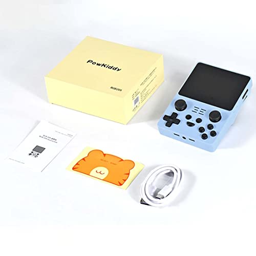 Powkiddy RGB20S Handheld Arcade Game Console, 3.5 Inch Retro Video Game Console with 128G Card & 25000 Games, Open Source Game Player, Gift for Children