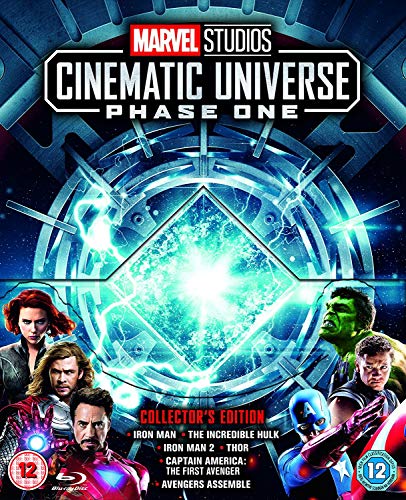 Marvel Cinematic Universe - Complete Phase One and Two - Marvel 12 Movies Bundling Blu-ray