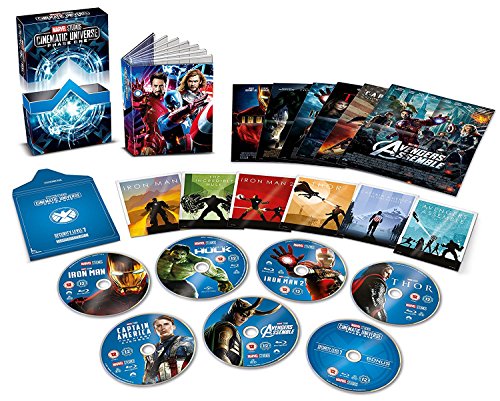 Marvel Cinematic Universe - Complete Phase One and Two - Marvel 12 Movies Bundling Blu-ray
