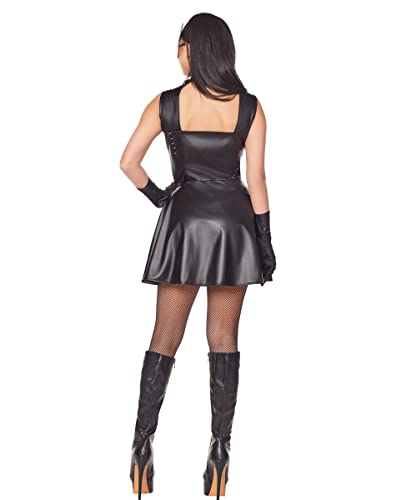 Spirit Halloween DC Villains Adult Catwoman Dress Costume | Officially Licensed | Batman | DC Cosmics | Cosplay | Couples Costumes - L
