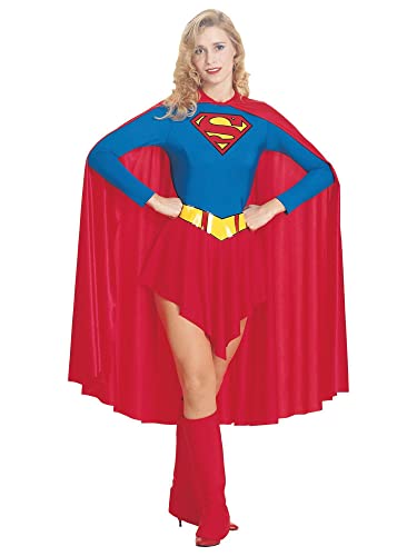 Rubie's Costume DC Comics Deluxe Supergirl Costume, Red/Blue, Medium