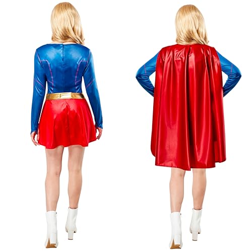 Rubie's womens Supergirl Tv Show Dress Adult Sized Costumes, As Shown, Medium US