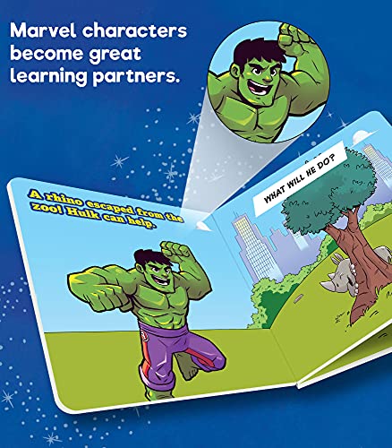 Disney Learning Super Science Fast and Slow Board Book―PreK-Kindergarten The Hulk and Falcon Kids Marvel Activity Book With Interactive Sliders (12 pgs)