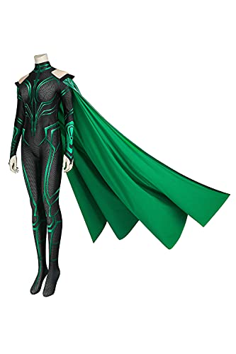 Women's Super Villain Goddess Costume Halloween Cosplay Jumpsuit Bodysuit S