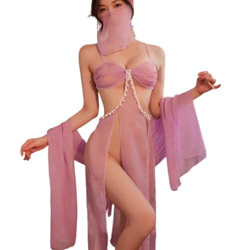 SINROYEE Women Cosplay Costume Sexy Cosplay Lingeries Anime Maid Dress Halloween Cat Egyptian or Chinaese Classical Cosplay Outfit (7)