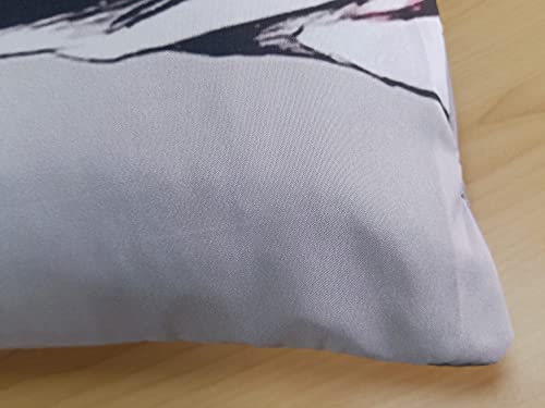 XIXISA 4pcs Anime My Hero Academia Dabi Toga Shigaraki Pillowcase MHA Square Throw Pillow Case Covers Home Decorative Accent Pillows Cover 18"x18", Set of 4 (B, 18x18 inch)