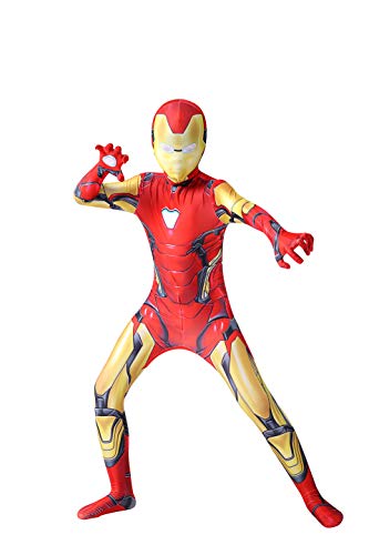 LISUNO Superhero Kids Bodysuit Costumes Halloween Cosplay Costumes (Yellow, Medium)…