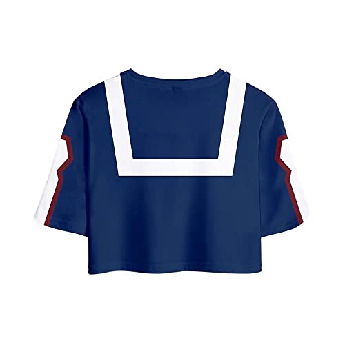 XIAMUSZ Boku No Hero Academia 2 Piece Outfit Shorts Shirt Halloween Cosplay Costume (M, Color 11)